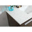 Elegant Kitchen/Bath Roman 36" Single Bathroom Vanity, Walnut