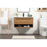 Elegant Kitchen/Bath Roman 36" Single Bathroom Vanity, Walnut Brown