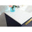 Elegant Kitchen/Bath Roman 40" Single Bathroom Vanity, Blue