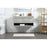 Elegant Roman 40" Single Bathroom Vanity, Concrete Grey