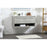 Elegant Roman 40" Single Bathroom Vanity, Concrete Grey