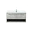 Elegant Roman 40" Single Vanity, Concrete Grey/Backsplash - VF43540MCG-BS