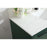 Elegant Roman 40" Single Bathroom Vanity, Green/Backsplash