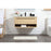 Elegant Kitchen/Bath Roman 40" Single Bathroom Vanity, Maple