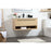 Elegant Kitchen/Bath Roman 40" Single Bathroom Vanity, Maple