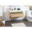 Elegant Kitchen/Bath Roman 40" Single Bathroom Vanity, Maple