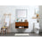 Elegant Kitchen/Bath Roman 40" Single Bathroom Vanity, Teak