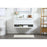 Elegant Kitchen/Bath Roman 40" Single Bathroom Vanity, White