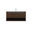 Elegant Kitchen/Bath Roman 40" Single Bathroom Vanity, Walnut - VF43540MWT