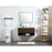 Elegant Kitchen/Bath Roman 40" Single Bathroom Vanity, Walnut