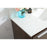 Elegant Roman 40" Single Bathroom Vanity, Walnut/Backsplash