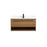 Elegant Roman 40" Single Bathroom Vanity, Walnut Brown/Backsplash - VF43540WB-BS