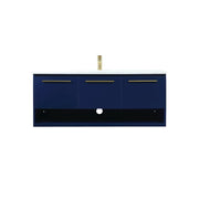 Elegant Kitchen/Bath Roman 48" Single Bathroom Vanity, Blue - VF43548MBL