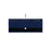 Elegant Kitchen/Bath Roman 48" Single Bathroom Vanity, Blue - VF43548MBL