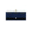 Elegant Roman 48" Single Bathroom Vanity, Blue/Backsplash - VF43548MBL-BS