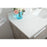 Elegant Roman 48" Single Vanity, Concrete Grey/Backsplash
