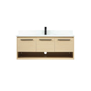 Elegant Roman 48" Single Bathroom Vanity, Maple/Backsplash - VF43548MMP-BS