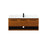 Elegant Roman 48" Single Bathroom Vanity, Teak/Backsplash - VF43548MTK-BS