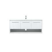 Elegant Kitchen/Bath Roman 48" Single Bathroom Vanity, White - VF43548MWH