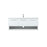 Elegant Kitchen/Bath Roman 48" Single Bathroom Vanity, White - VF43548MWH