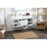 Elegant Kitchen/Bath Roman 48" Single Bathroom Vanity, White