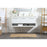 Elegant Roman 48" Single Bathroom Vanity, White/Backsplash