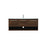 Elegant Kitchen/Bath Roman 48" Single Bathroom Vanity, Walnut - VF43548MWT