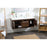 Elegant Kitchen/Bath Roman 48" Single Bathroom Vanity, Walnut