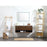 Elegant Kitchen/Bath Roman 48" Single Bathroom Vanity, Walnut