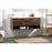 Elegant Roman 48" Single Bathroom Vanity, Walnut/Backsplash