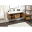 Elegant Kitchen/Bath Roman 48" Single Bathroom Vanity, Walnut Brown