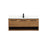 Elegant Roman 48" Single Bathroom Vanity, Walnut Brown/Backsplash - VF43548WB-BS