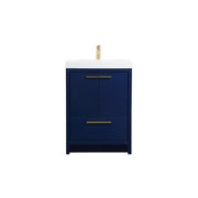 Elegant Kitchen/Bath Wyatt 24" Single Bathroom Vanity, Blue - VF46024MBL