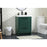 Elegant Kitchen/Bath Wyatt 24" Single Bathroom Vanity, Green
