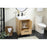 Elegant Kitchen/Bath Wyatt 24" Single Bathroom Vanity, Maple