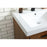 Elegant Kitchen/Bath Wyatt 24" Single Bathroom Vanity, Teak