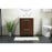 Elegant Kitchen/Bath Wyatt 24" Single Bathroom Vanity, Walnut