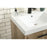 Elegant Kitchen/Bath Wyatt 24" Single Bathroom Vanity, Natural Oak