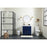Elegant Kitchen/Bath Wyatt 24" Single Bathroom Vanity, Walnut Brown