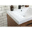 Elegant Kitchen/Bath Wyatt 24" Single Bathroom Vanity, Walnut Brown