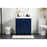 Elegant Kitchen/Bath Wyatt 30" Single Bathroom Vanity, Blue