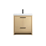 Elegant Kitchen/Bath Wyatt 30" Single Bathroom Vanity, Maple - VF46030MMP