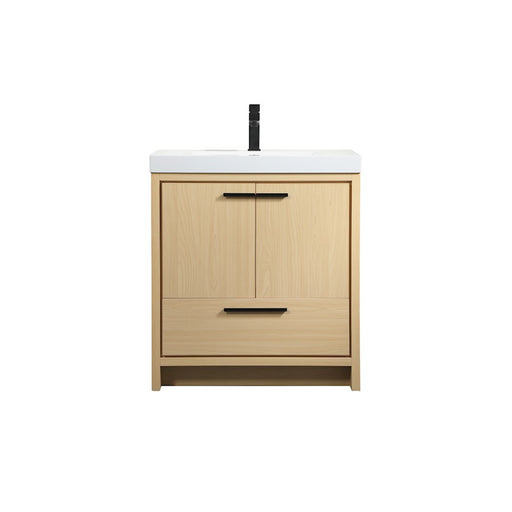 Elegant Kitchen/Bath Wyatt 30" Single Bathroom Vanity, Maple - VF46030MMP