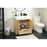 Elegant Kitchen/Bath Wyatt 30" Single Bathroom Vanity, Maple