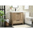 Elegant Kitchen/Bath Wyatt 30" Single Bathroom Vanity, Natural Oak