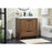 Elegant Kitchen/Bath Wyatt 30" Single Bathroom Vanity, Walnut Brown