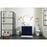 Elegant Kitchen/Bath Wyatt 30" Single Bathroom Vanity, Walnut Brown