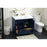Elegant Kitchen/Bath Wyatt 36" Single Bathroom Vanity, Blue