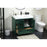 Elegant Kitchen/Bath Wyatt 36" Single Bathroom Vanity, Green