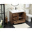 Elegant Kitchen/Bath Wyatt 36" Single Bathroom Vanity, Walnut Brown